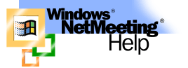 NetMeeting Yardım'a Hoş Geldiniz